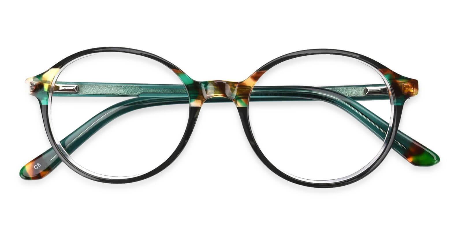 Vienna Green Acetate Eyeglasses , UniversalBridgeFit Frames from ABBE Glasses