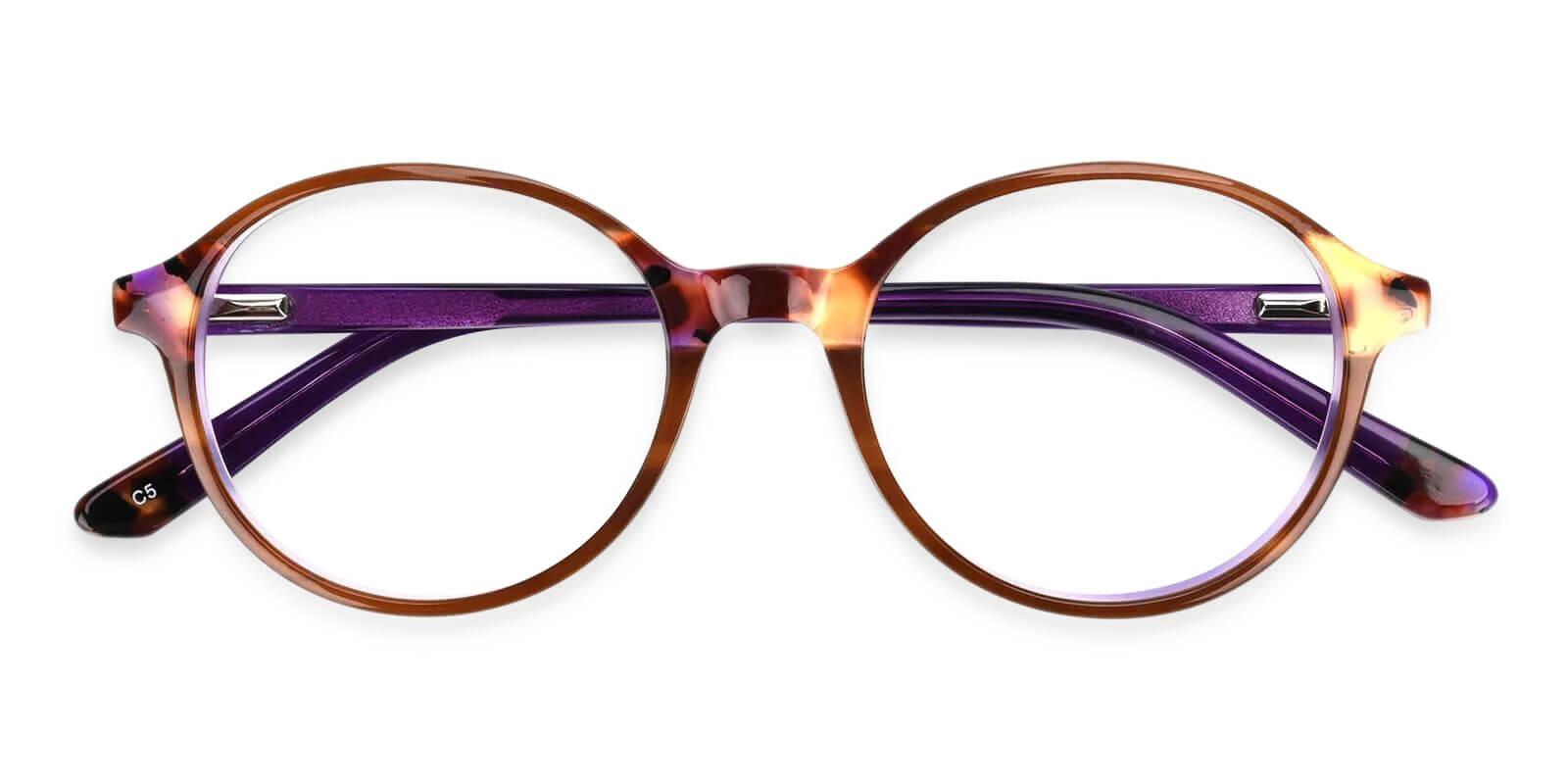 Vienna Purple Acetate Eyeglasses , UniversalBridgeFit Frames from ABBE Glasses