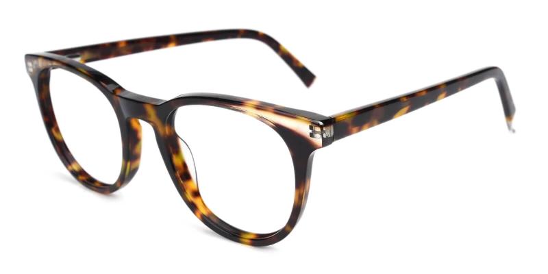Tortoise Dimona - Acetate ,Universal Bridge Fit