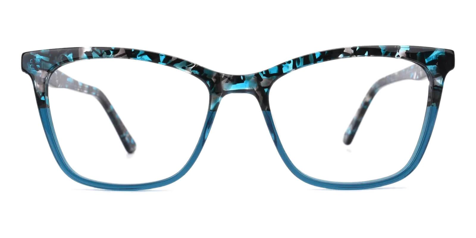Masser Blue Acetate Eyeglasses , UniversalBridgeFit Frames from ABBE Glasses