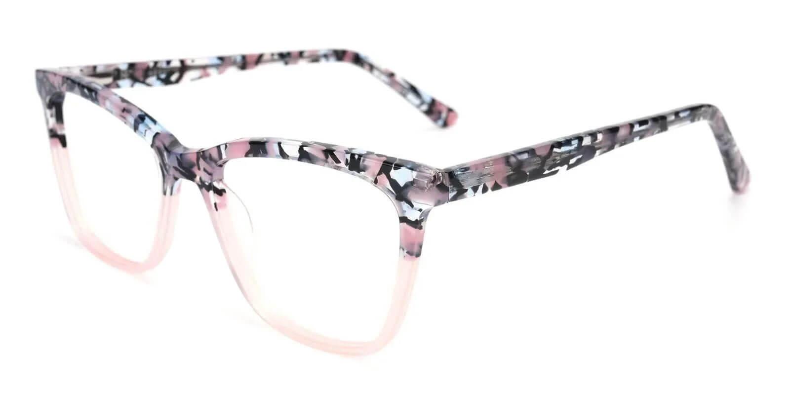 Masser Pink Acetate Eyeglasses , UniversalBridgeFit Frames from ABBE Glasses