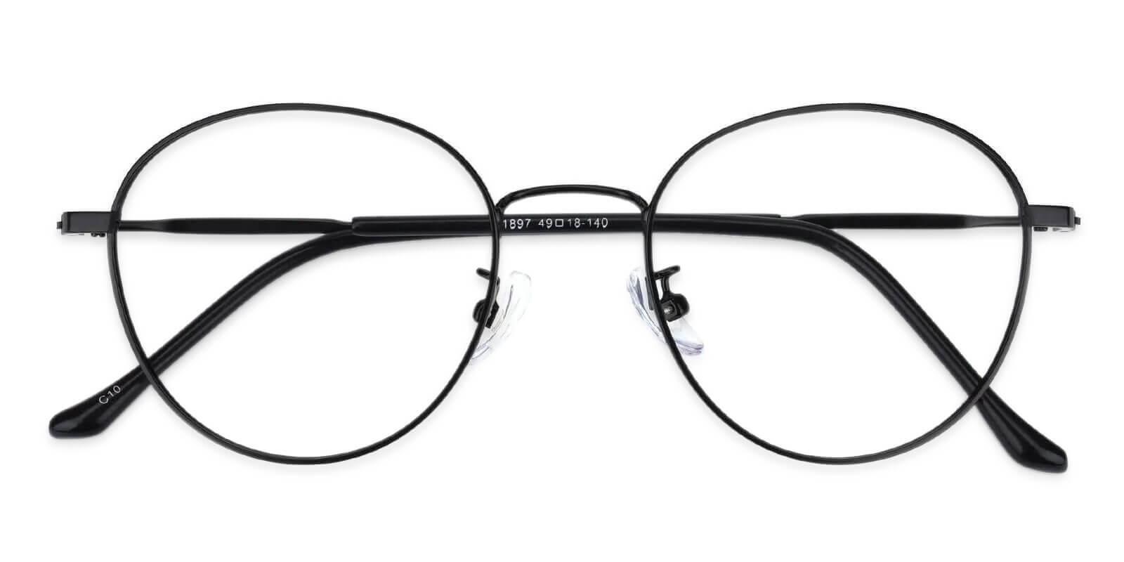Joe Black Metal Eyeglasses , NosePads Frames from ABBE Glasses