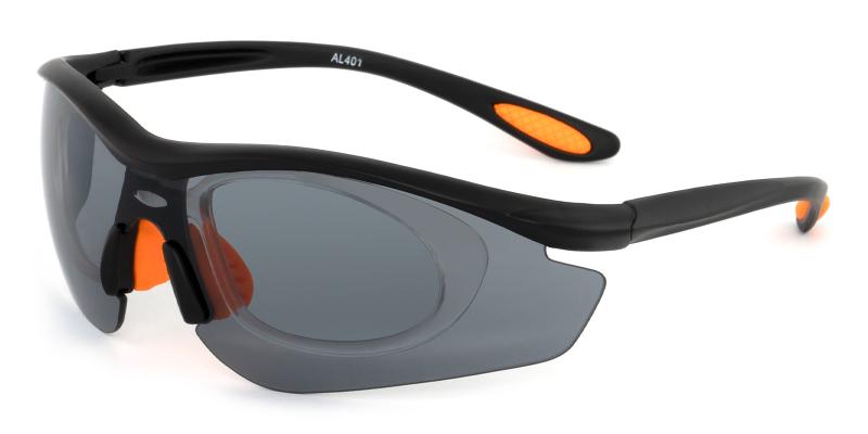 Black Gustavus - Plastic ,Sports Glasses