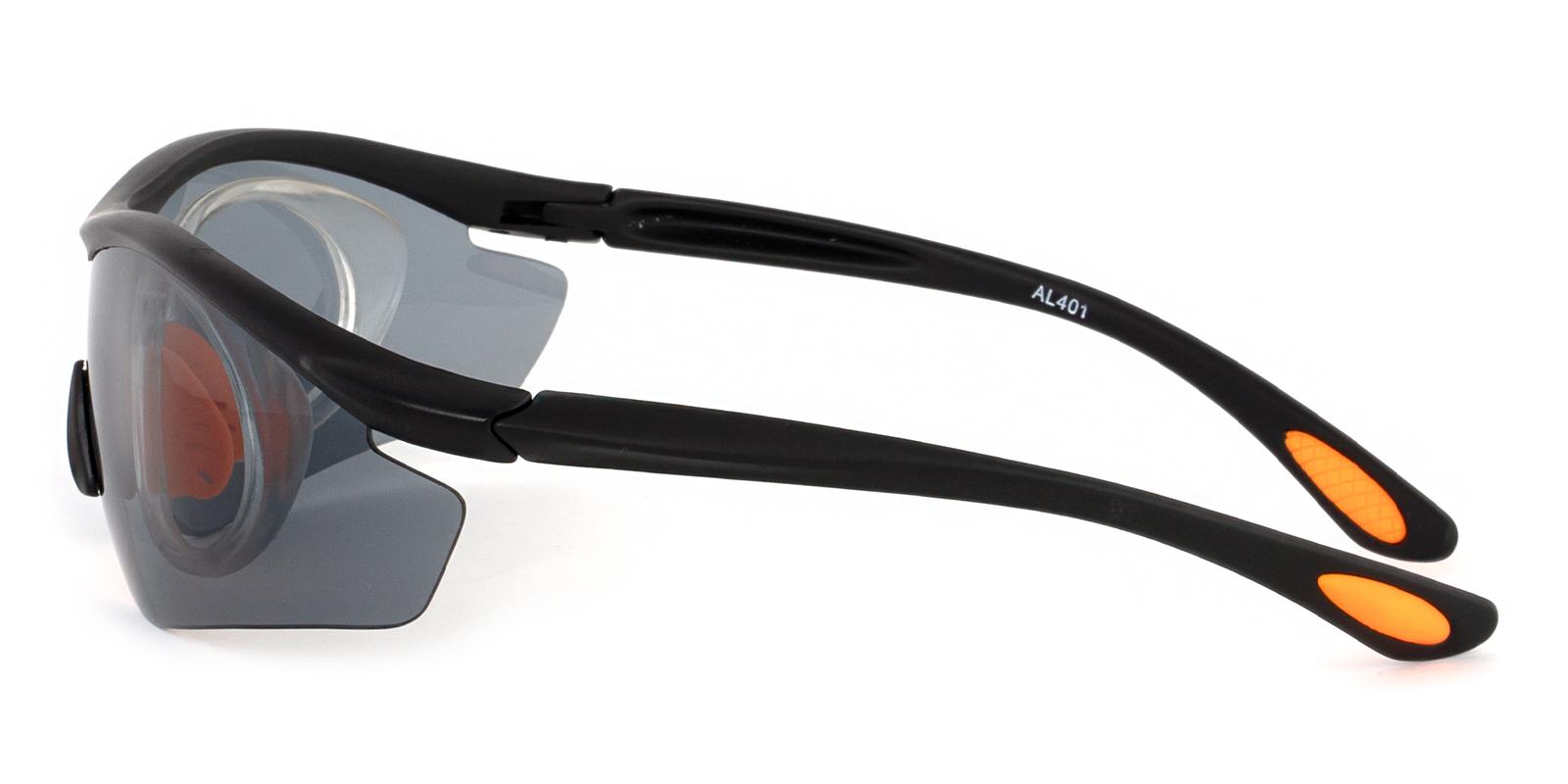 Gustavus Black Plastic NosePads , SportsGlasses Frames from ABBE Glasses