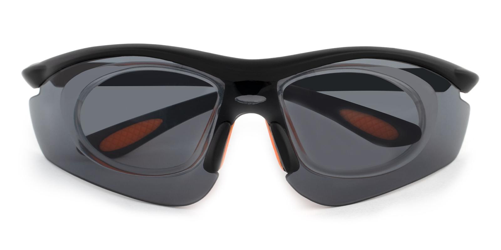 Gustavus Black Plastic NosePads , SportsGlasses Frames from ABBE Glasses