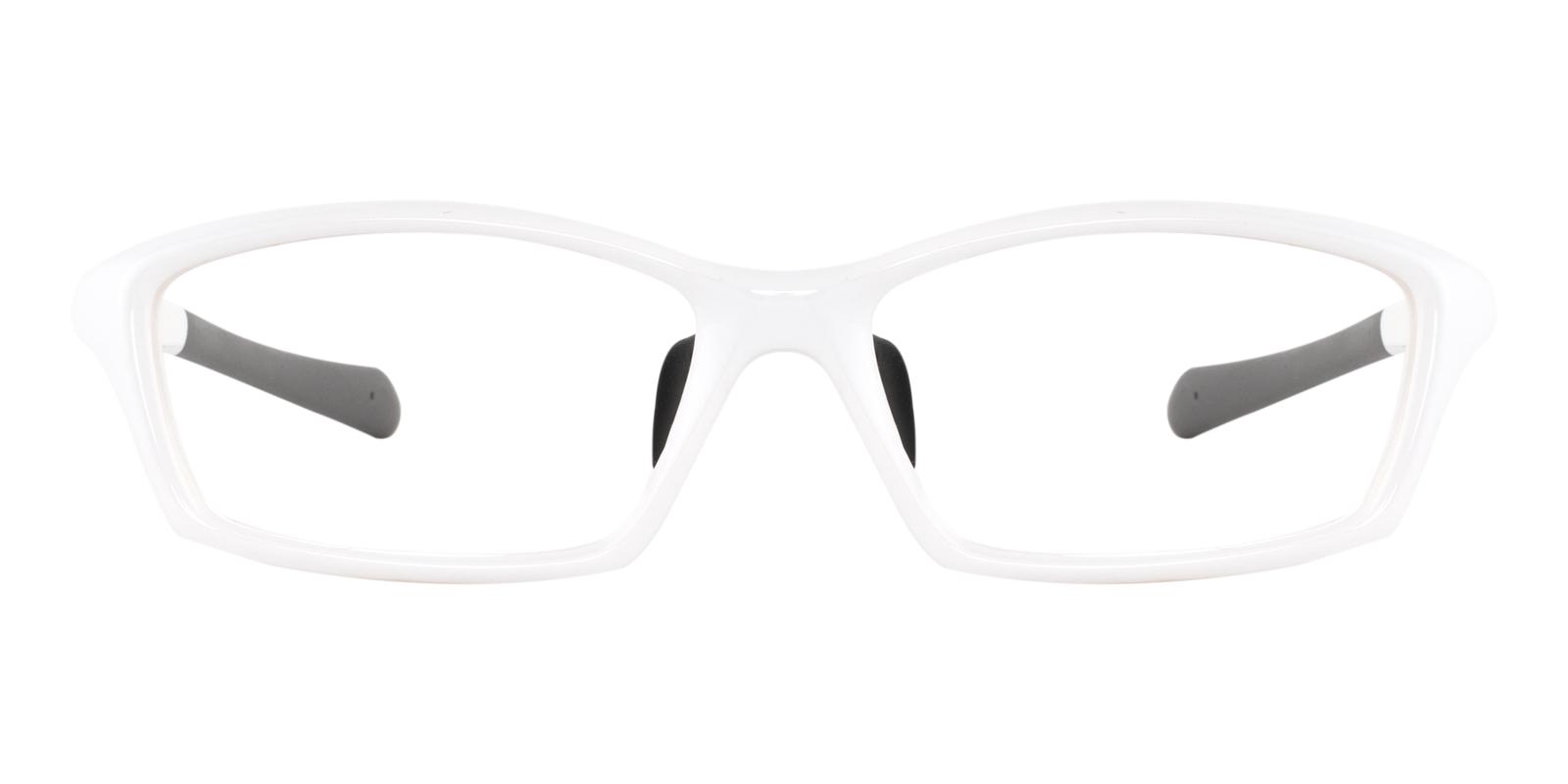 Clementine White TR NosePads , SportsGlasses , SpringHinges Frames from ABBE Glasses