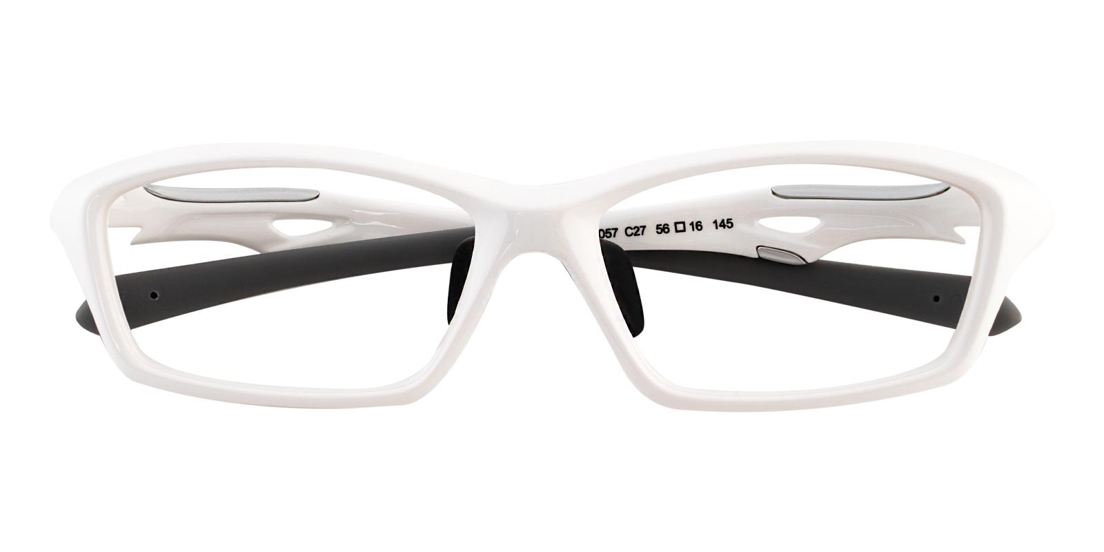 Clementine White TR NosePads , SportsGlasses , SpringHinges Frames from ABBE Glasses