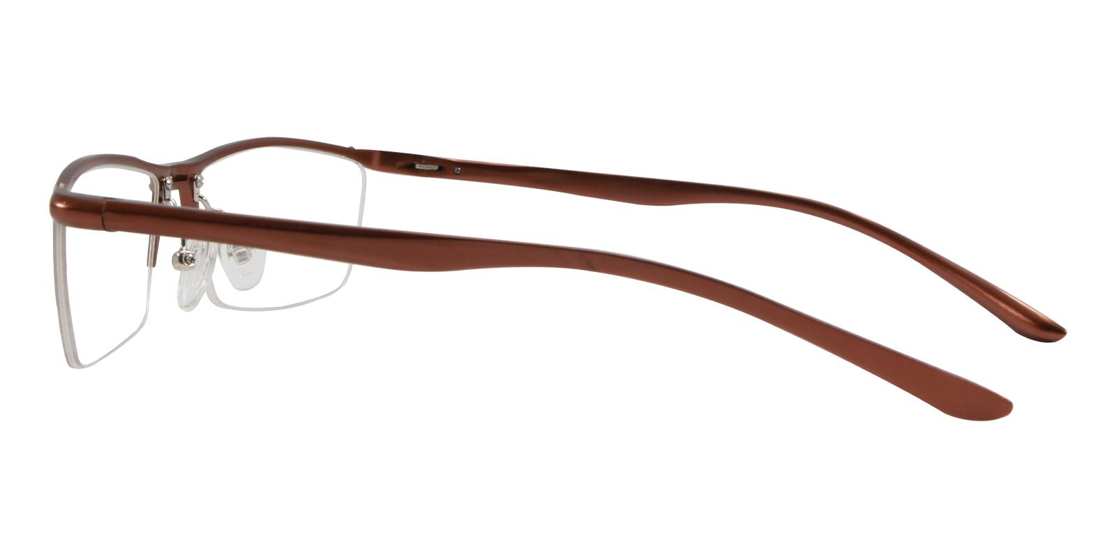 Stardust Brown Metal NosePads , SportsGlasses , SpringHinges Frames from ABBE Glasses