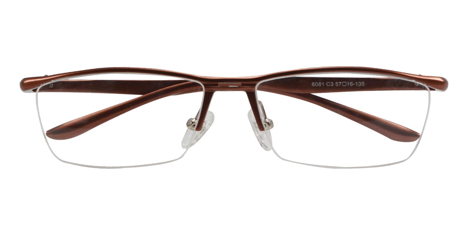 Stardust Brown Metal NosePads , SportsGlasses , SpringHinges Frames from ABBE Glasses