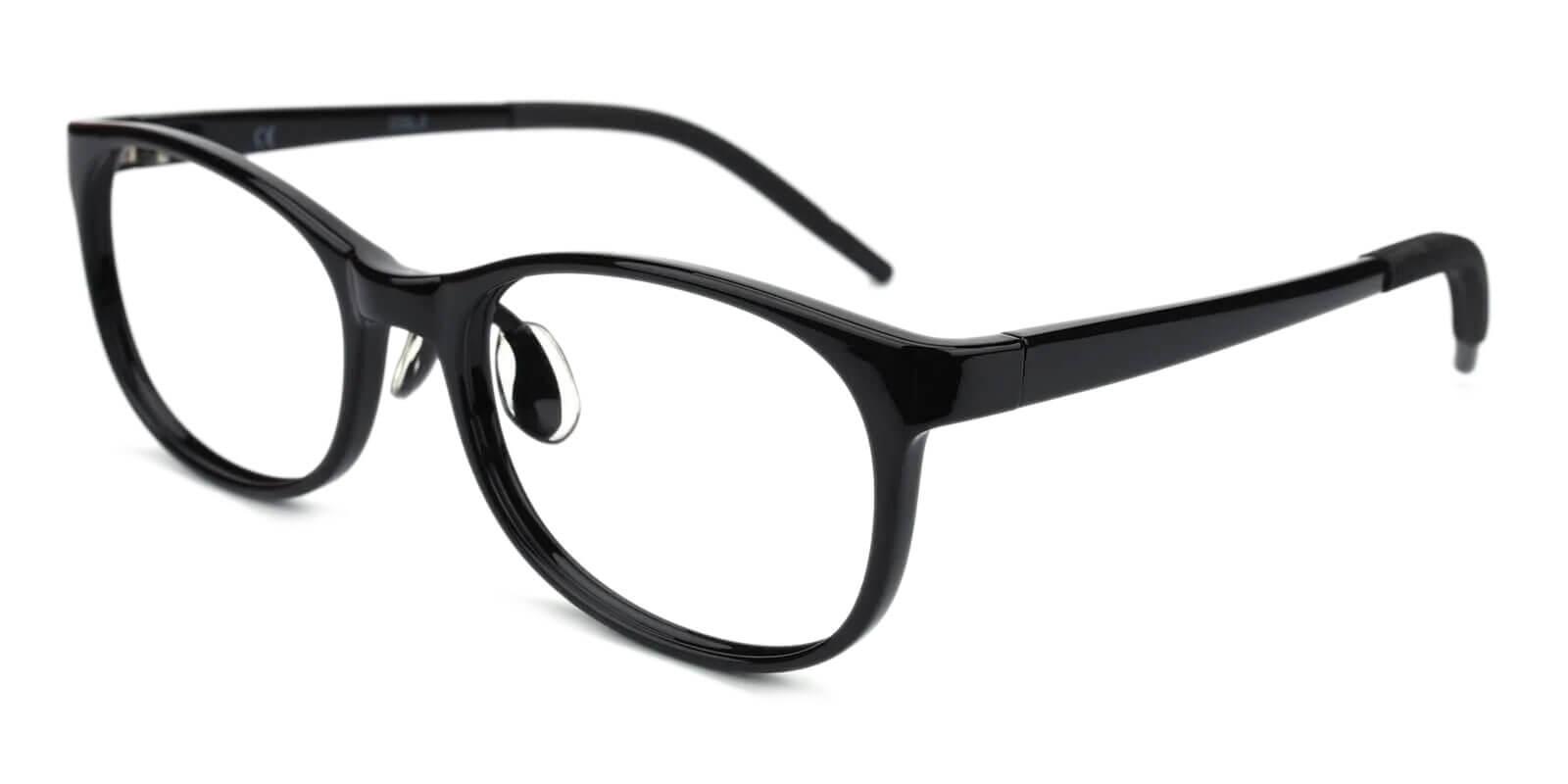 Kids-Rhea Black TR Eyeglasses , Lightweight , UniversalBridgeFit Frames from ABBE Glasses