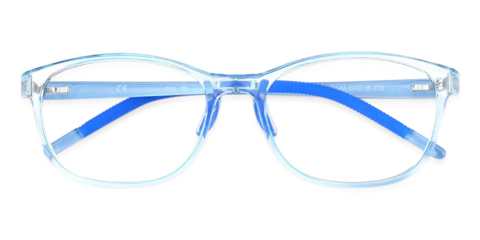 Kids-Dione Blue TR Eyeglasses , Lightweight , UniversalBridgeFit Frames from ABBE Glasses