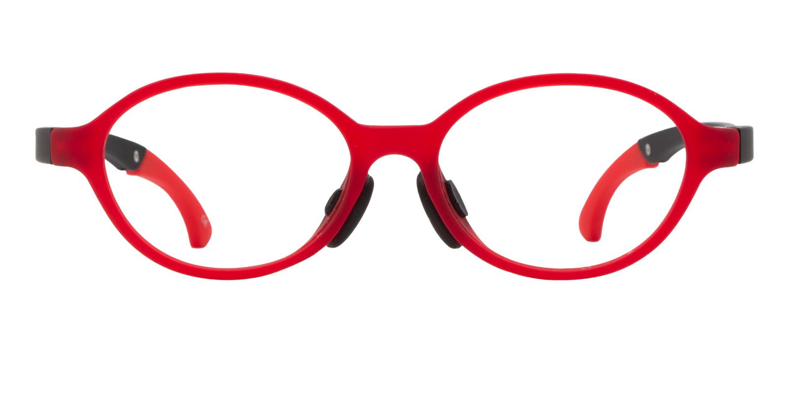 Kids-Hyperion Red TR Eyeglasses , Lightweight , NosePads Frames from ABBE Glasses