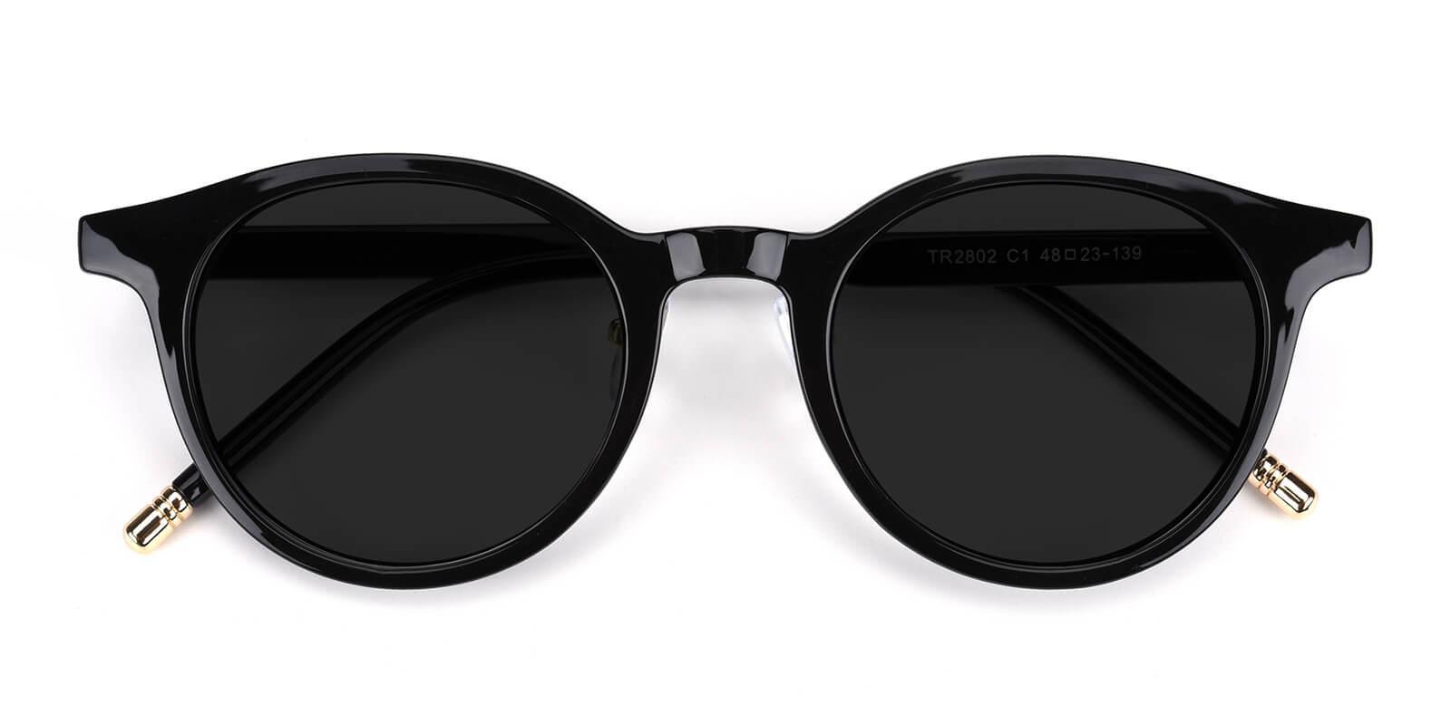 Aura Black TR NosePads , Sunglasses Frames from ABBE Glasses