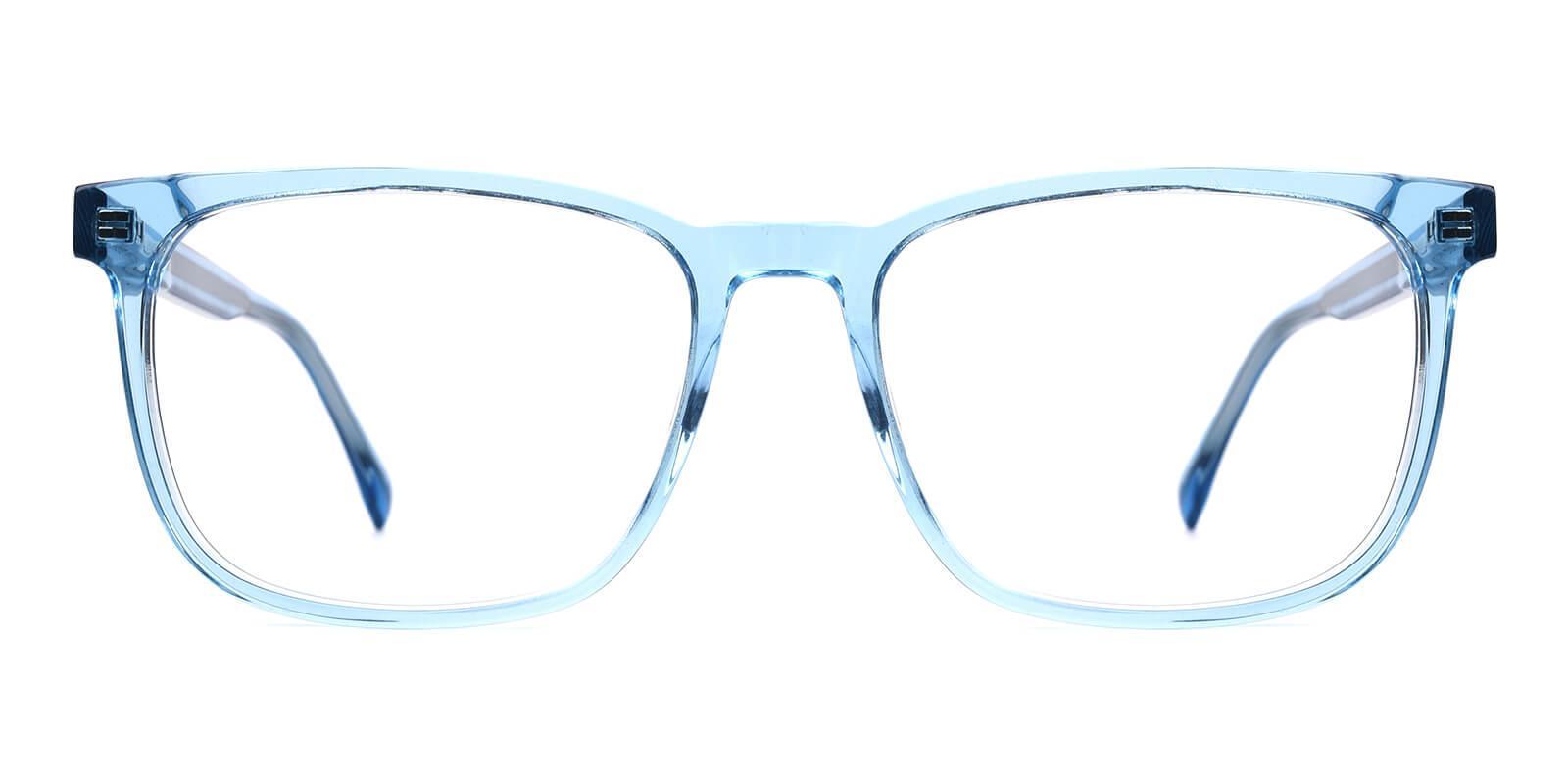 Kinjin Blue Acetate Eyeglasses , SpringHinges , UniversalBridgeFit Frames from ABBE Glasses