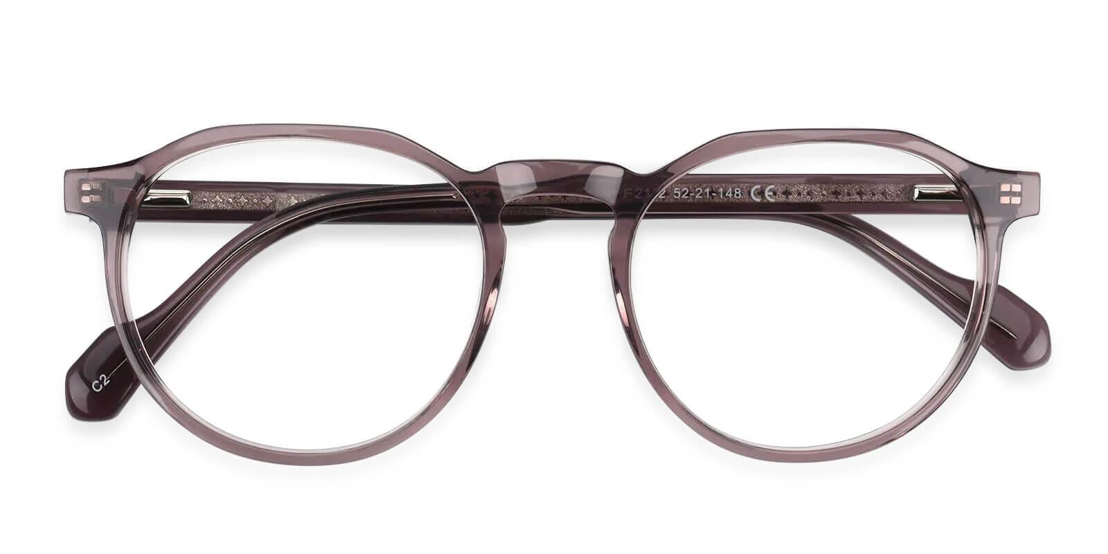 Carnival Purple Acetate Eyeglasses , SpringHinges , UniversalBridgeFit Frames from ABBE Glasses