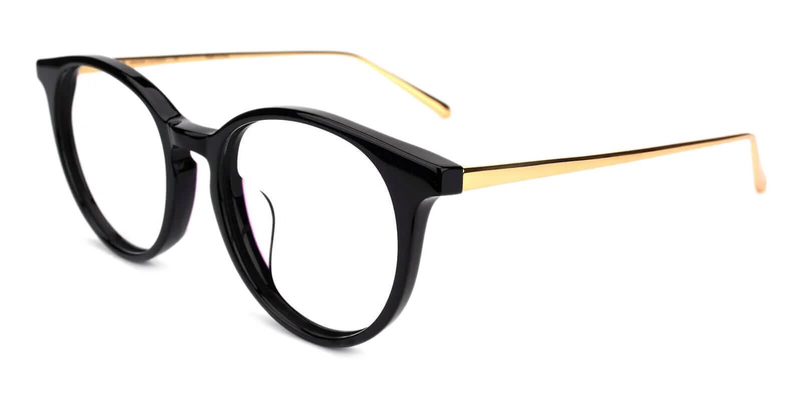 Urban Black Metal Eyeglasses , UniversalBridgeFit Frames from ABBE Glasses