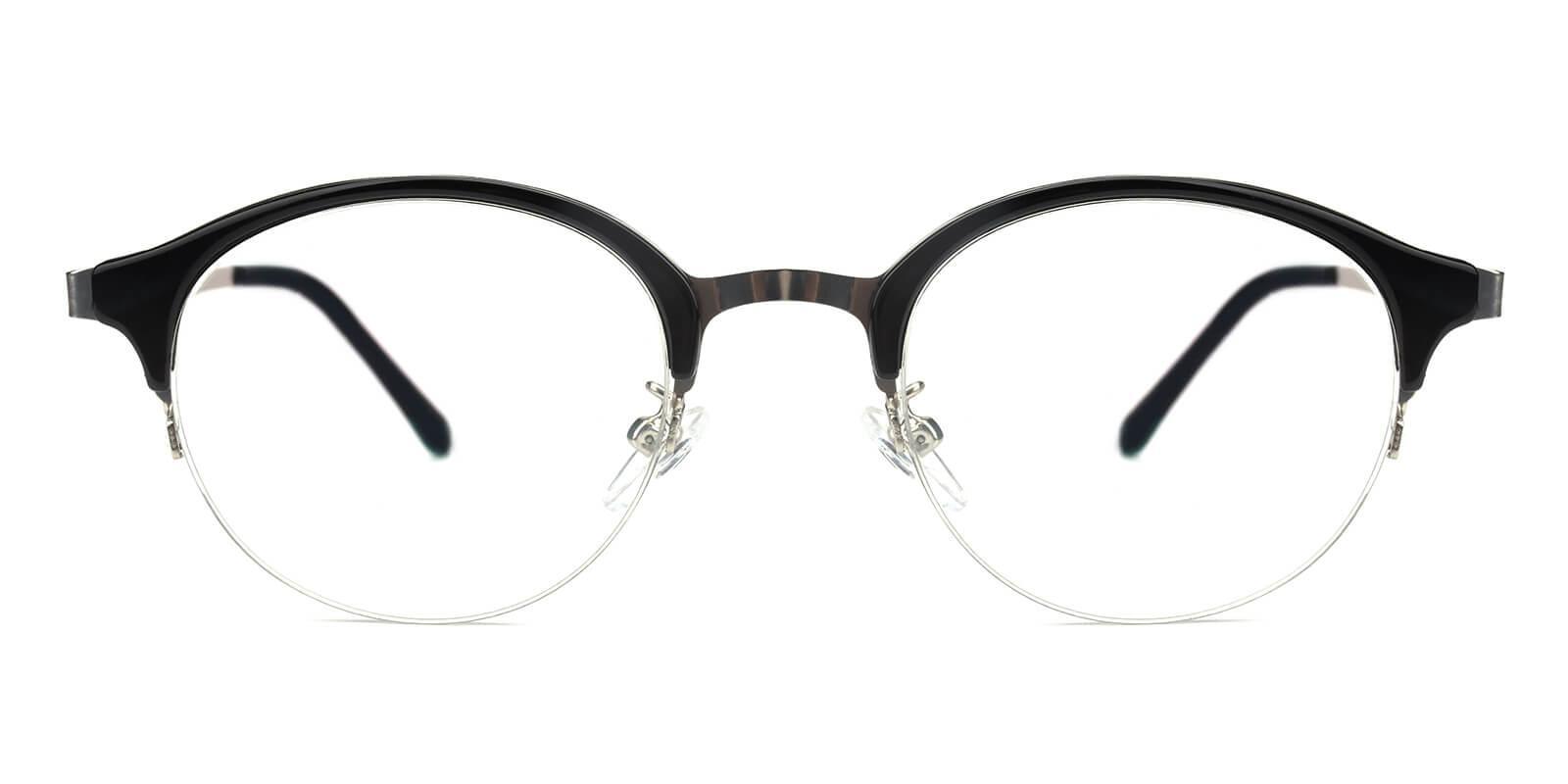 Dreamer Black Metal Eyeglasses , NosePads Frames from ABBE Glasses