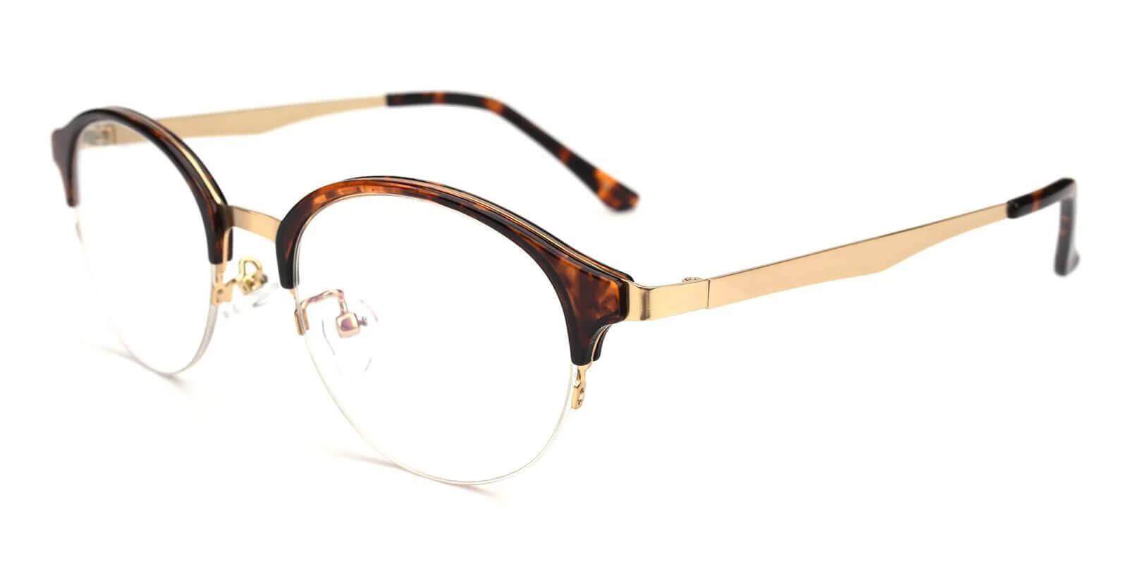 Dreamer Tortoise Metal Eyeglasses , NosePads Frames from ABBE Glasses