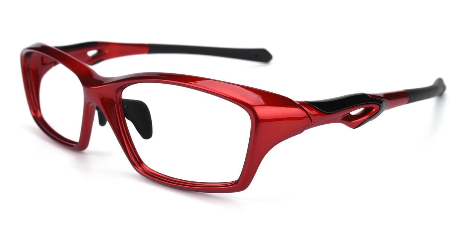 Quazar Red TR SportsGlasses , UniversalBridgeFit Frames from ABBE Glasses
