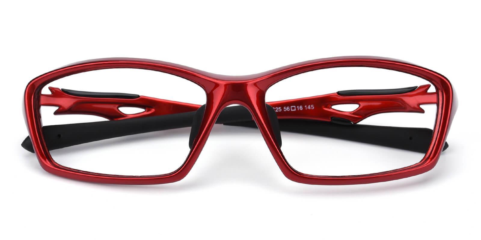 Quazar Red TR SportsGlasses , UniversalBridgeFit Frames from ABBE Glasses