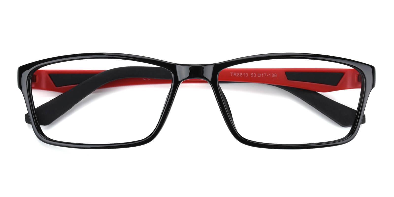 Eight Red TR SportsGlasses , UniversalBridgeFit Frames from ABBE Glasses