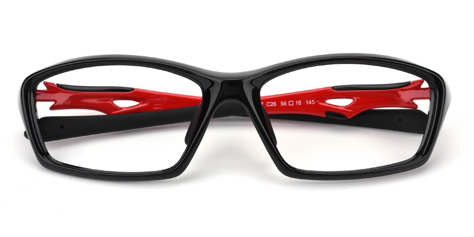 Lisbon Red TR SportsGlasses , UniversalBridgeFit Frames from ABBE Glasses