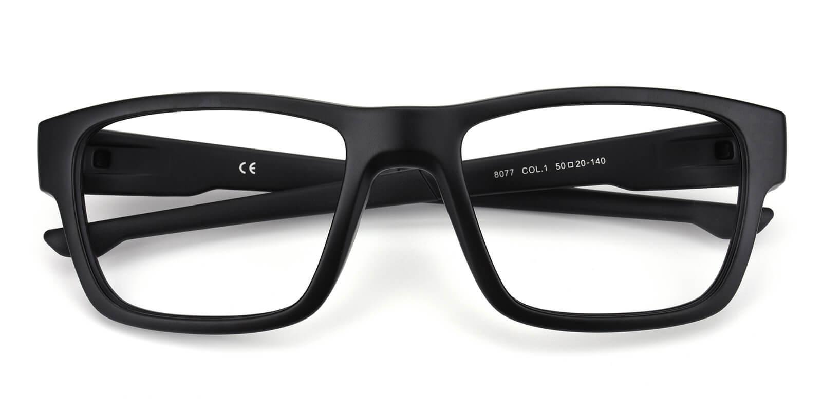 Nantes Black TR SportsGlasses , UniversalBridgeFit Frames from ABBE Glasses