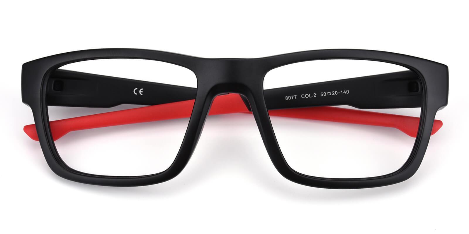 Nantes Red TR SportsGlasses , UniversalBridgeFit Frames from ABBE Glasses
