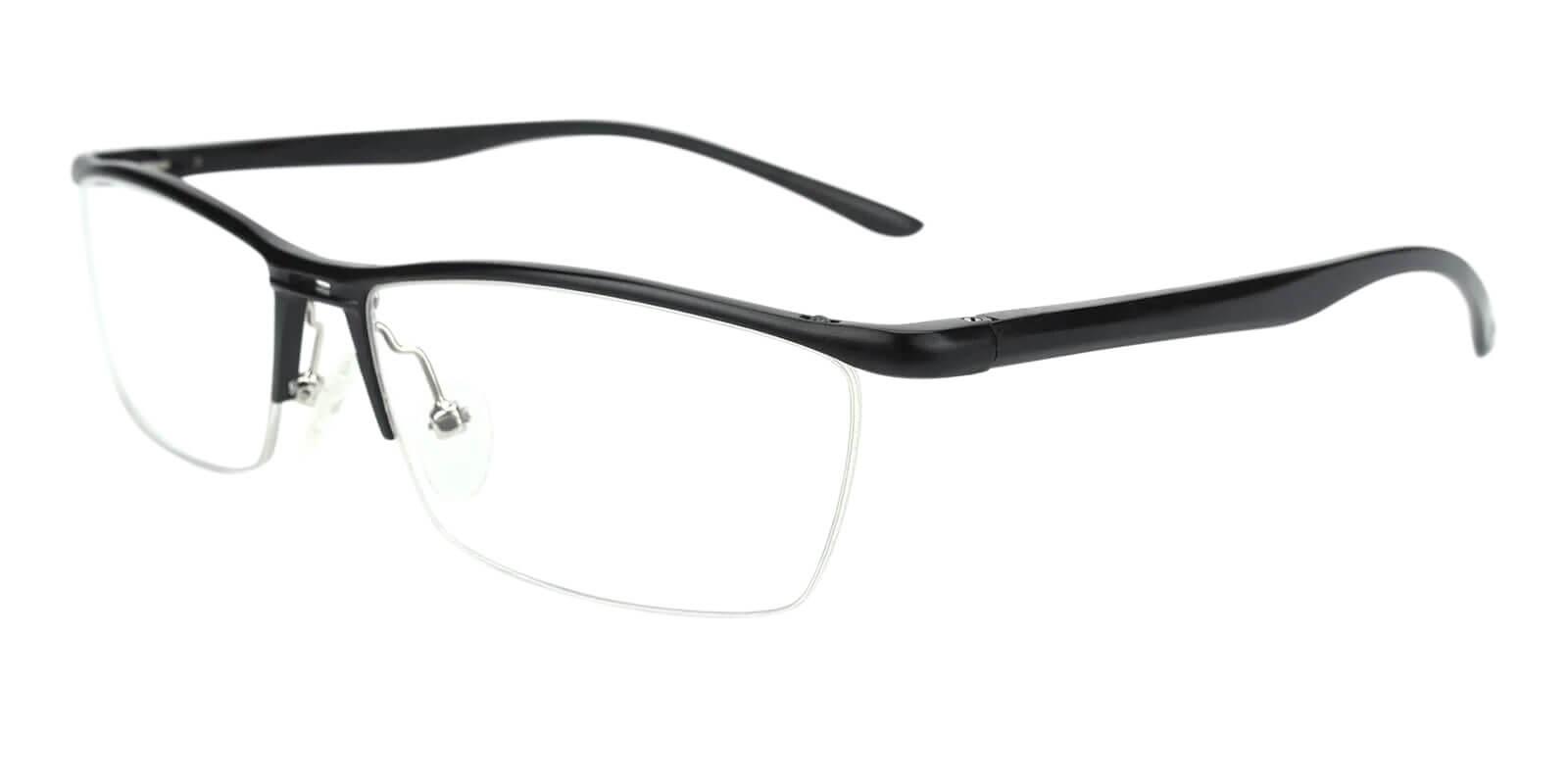 Record Black Metal SportsGlasses , NosePads Frames from ABBE Glasses