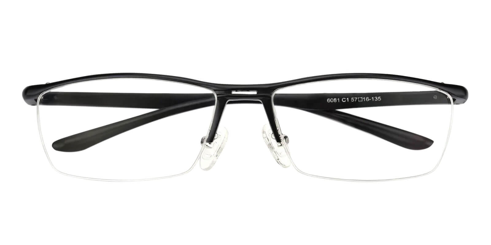 Record Black Metal SportsGlasses , NosePads Frames from ABBE Glasses