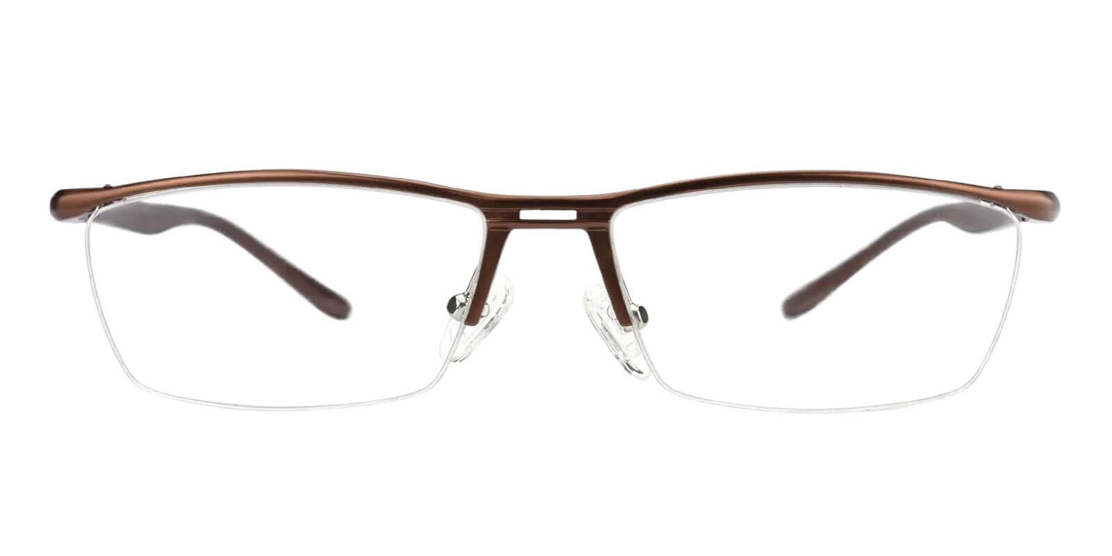 Record Brown Metal SportsGlasses , NosePads Frames from ABBE Glasses