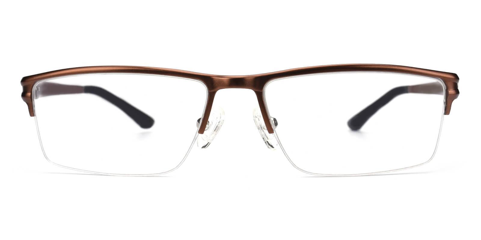Cosmo Brown Metal SportsGlasses , NosePads Frames from ABBE Glasses
