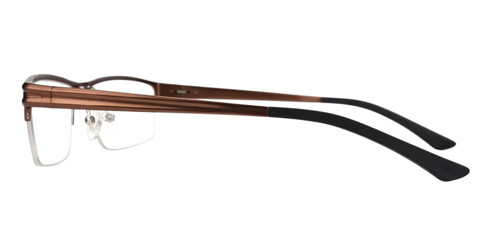 Cosmo Brown Metal SportsGlasses , NosePads Frames from ABBE Glasses