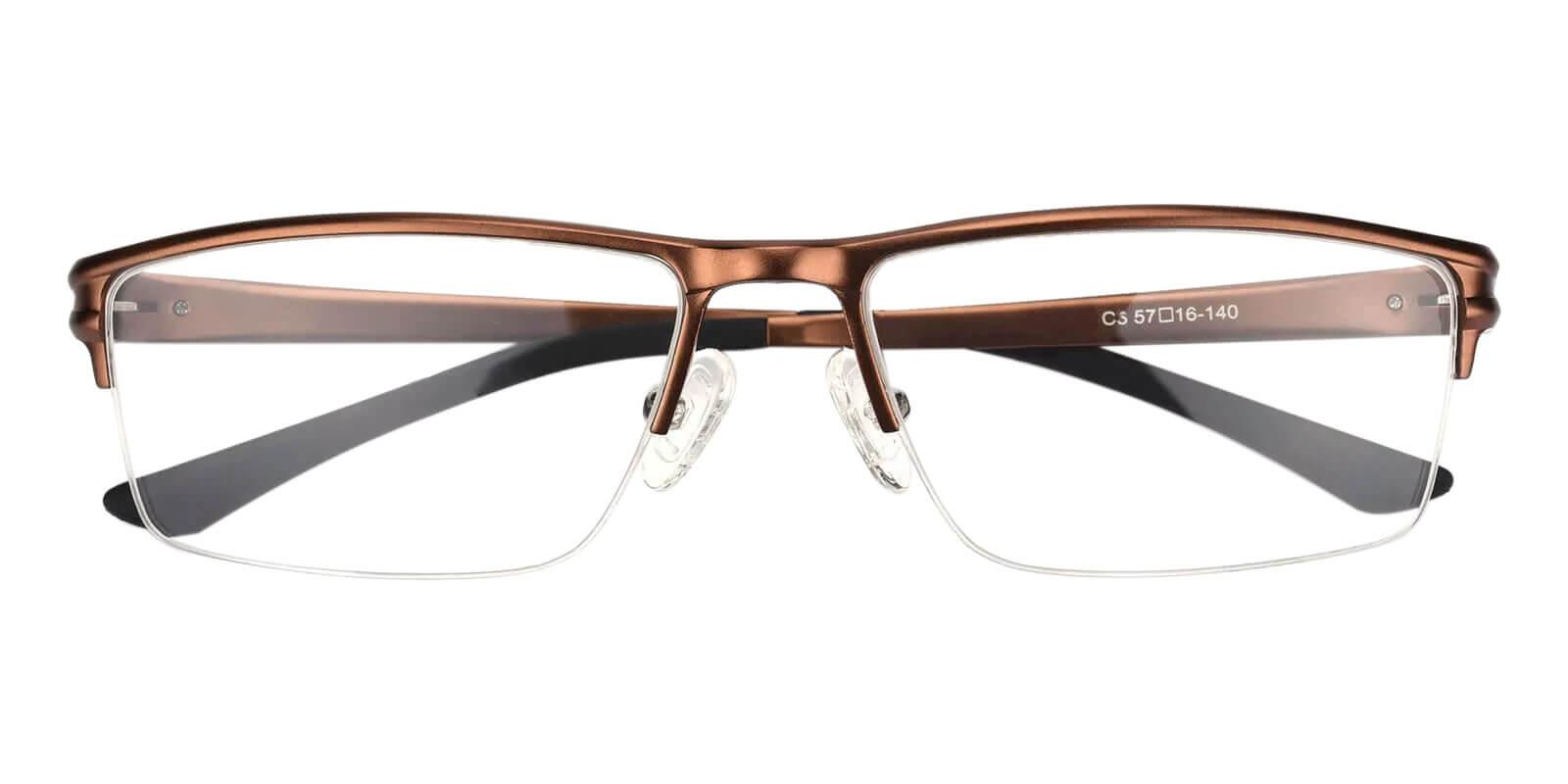 Cosmo Brown Metal SportsGlasses , NosePads Frames from ABBE Glasses