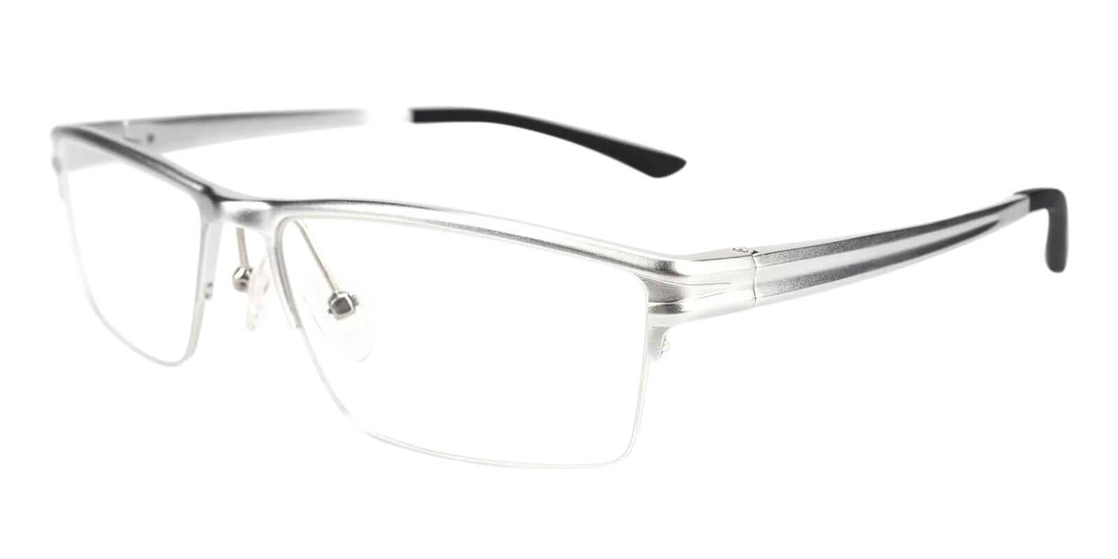 Cosmo Silver Metal SportsGlasses , NosePads Frames from ABBE Glasses