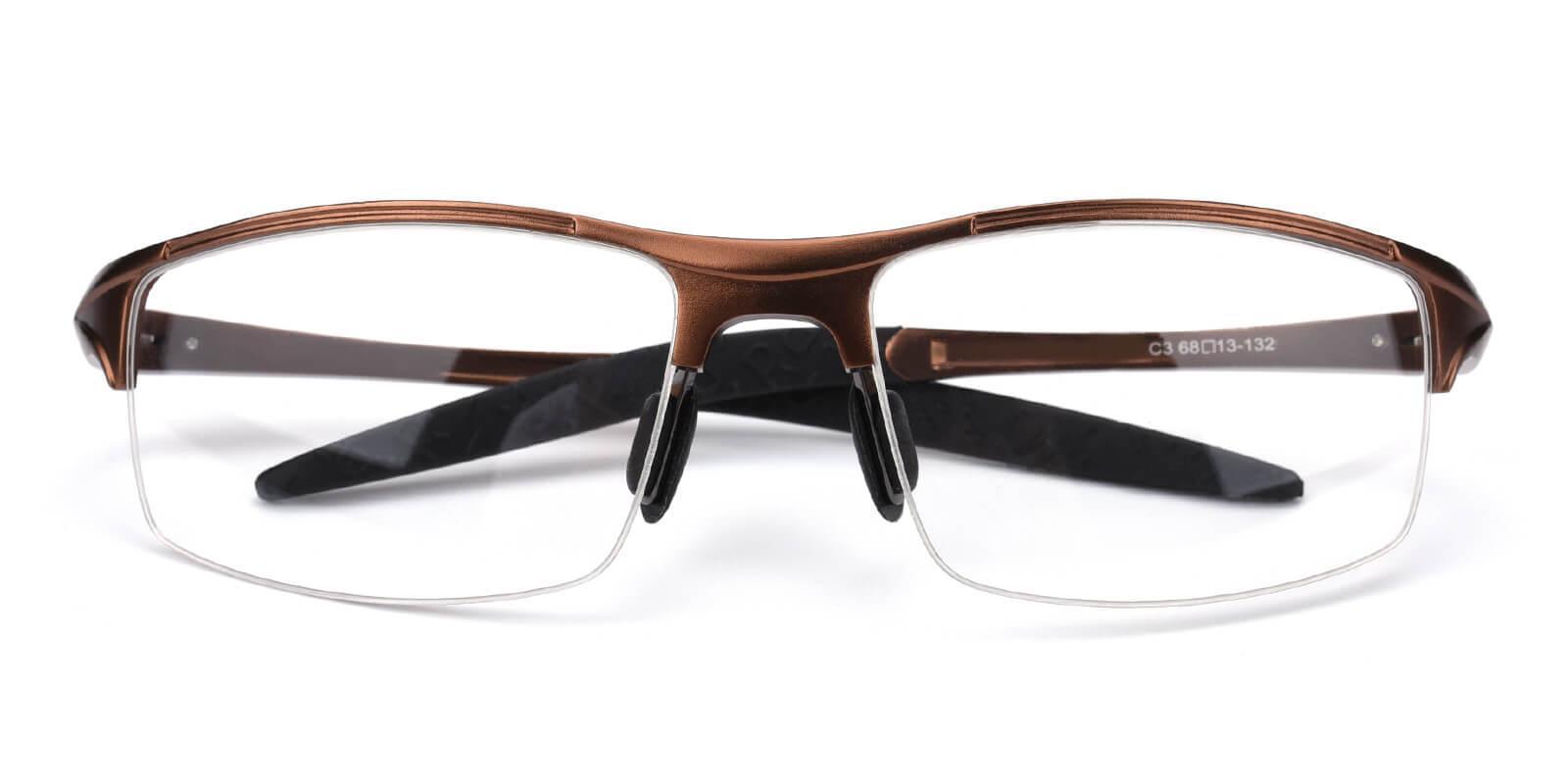 Apollo Brown Metal NosePads , SportsGlasses Frames from ABBE Glasses