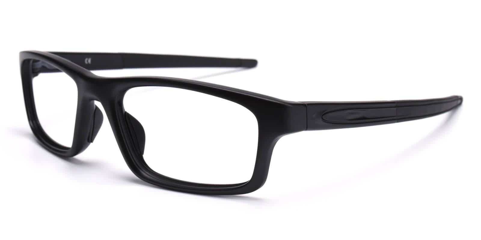 Yokote Black TR SportsGlasses , UniversalBridgeFit Frames from ABBE Glasses
