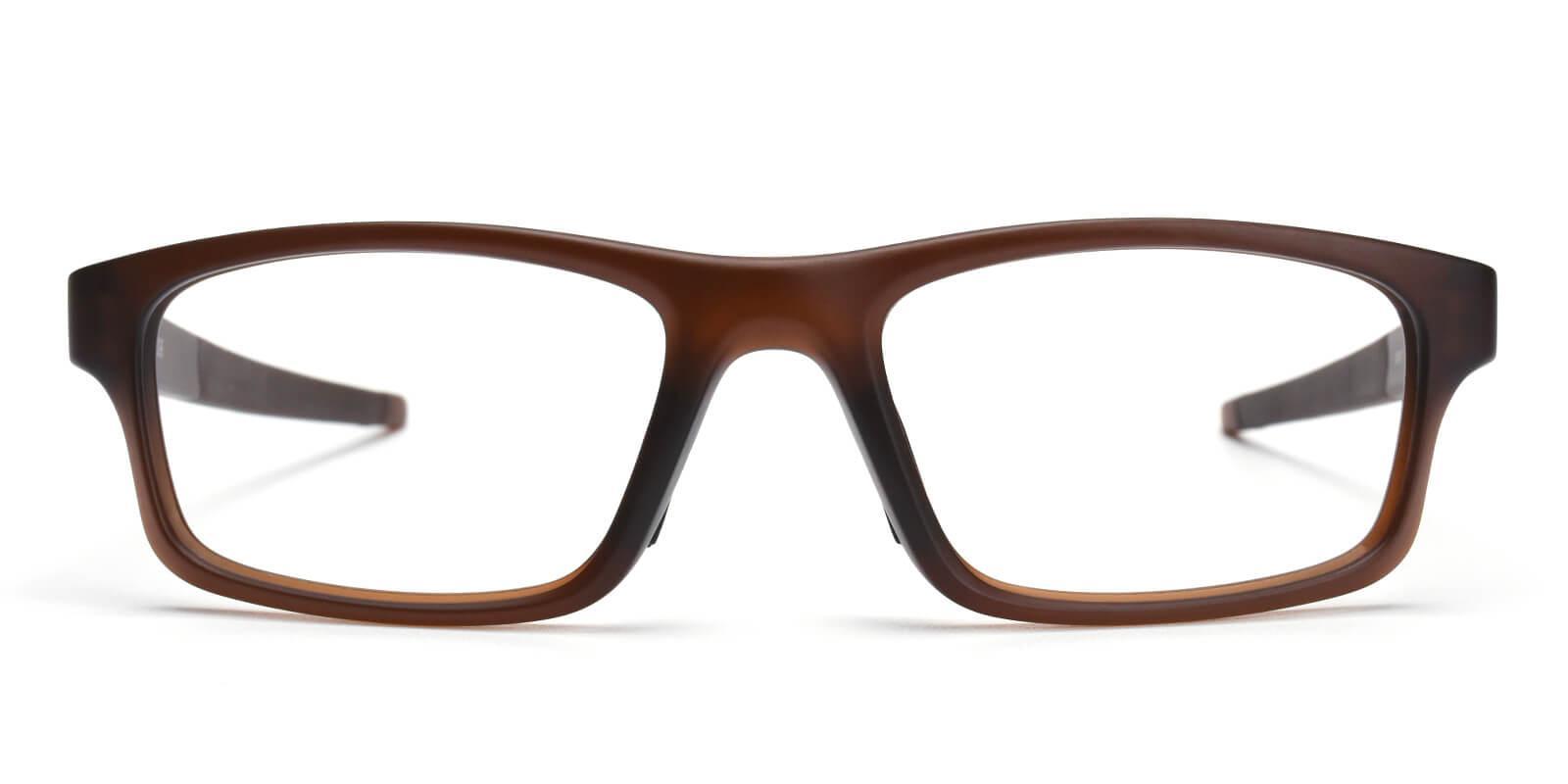 Yokote Brown TR SportsGlasses , UniversalBridgeFit Frames from ABBE Glasses