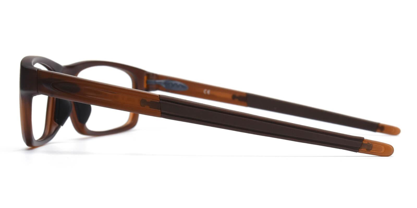 Yokote Brown TR SportsGlasses , UniversalBridgeFit Frames from ABBE Glasses