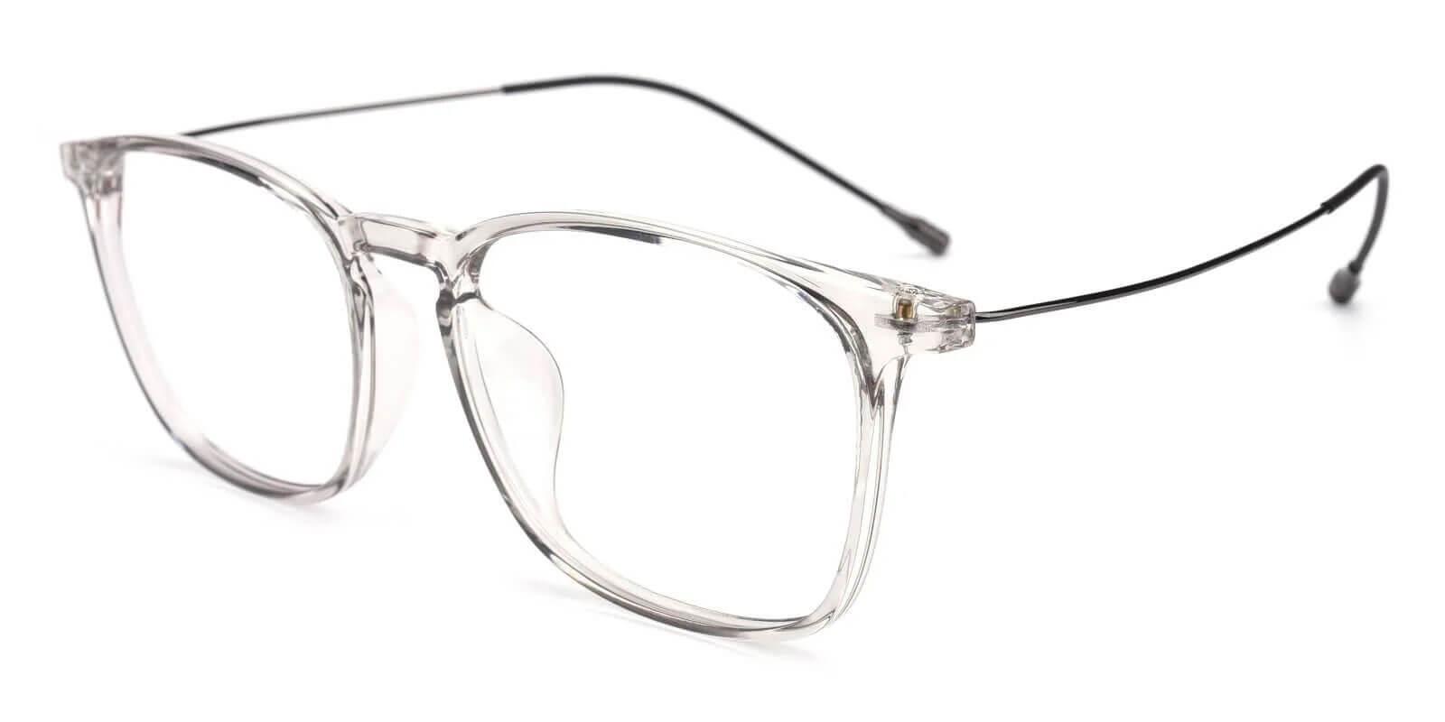 Clinton Gray TR Eyeglasses , Lightweight , UniversalBridgeFit Frames from ABBE Glasses