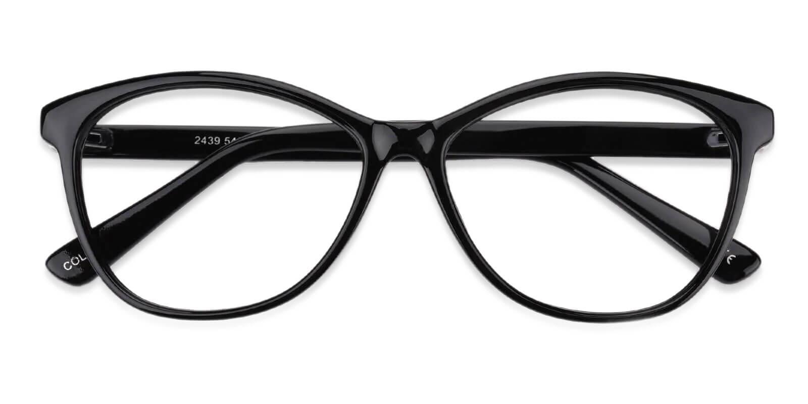 Lightworks Black Plastic Eyeglasses , UniversalBridgeFit Frames from ABBE Glasses