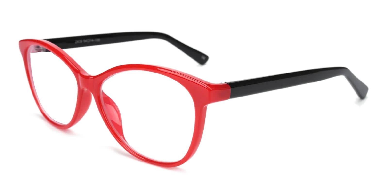 Lightworks Red Plastic Eyeglasses , UniversalBridgeFit Frames from ABBE Glasses