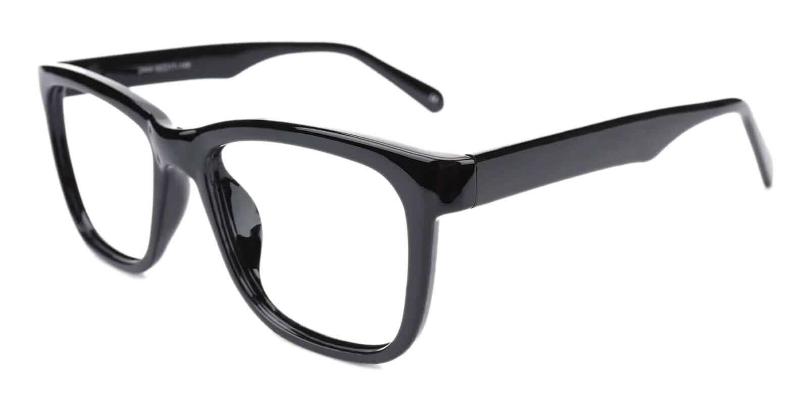 Laya Black Plastic Eyeglasses , UniversalBridgeFit Frames from ABBE Glasses