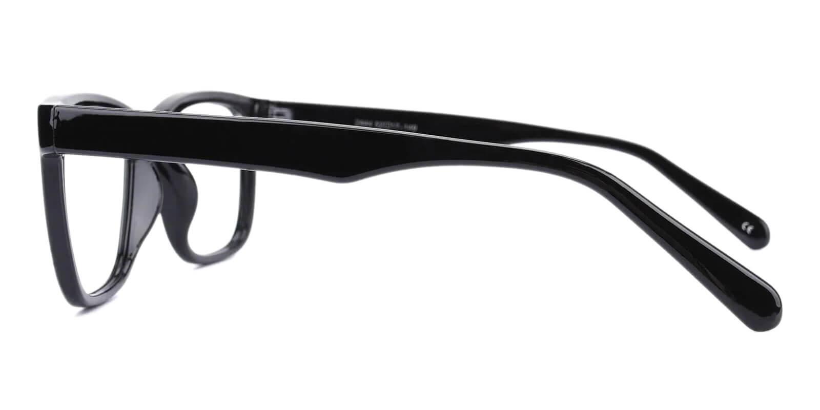 Laya Black Plastic Eyeglasses , UniversalBridgeFit Frames from ABBE Glasses