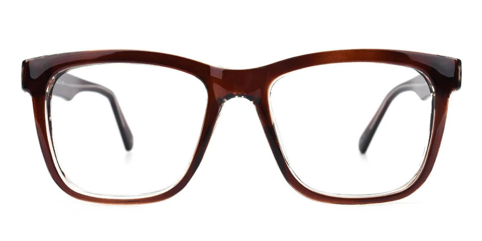 Laya Brown Plastic Eyeglasses , UniversalBridgeFit Frames from ABBE Glasses