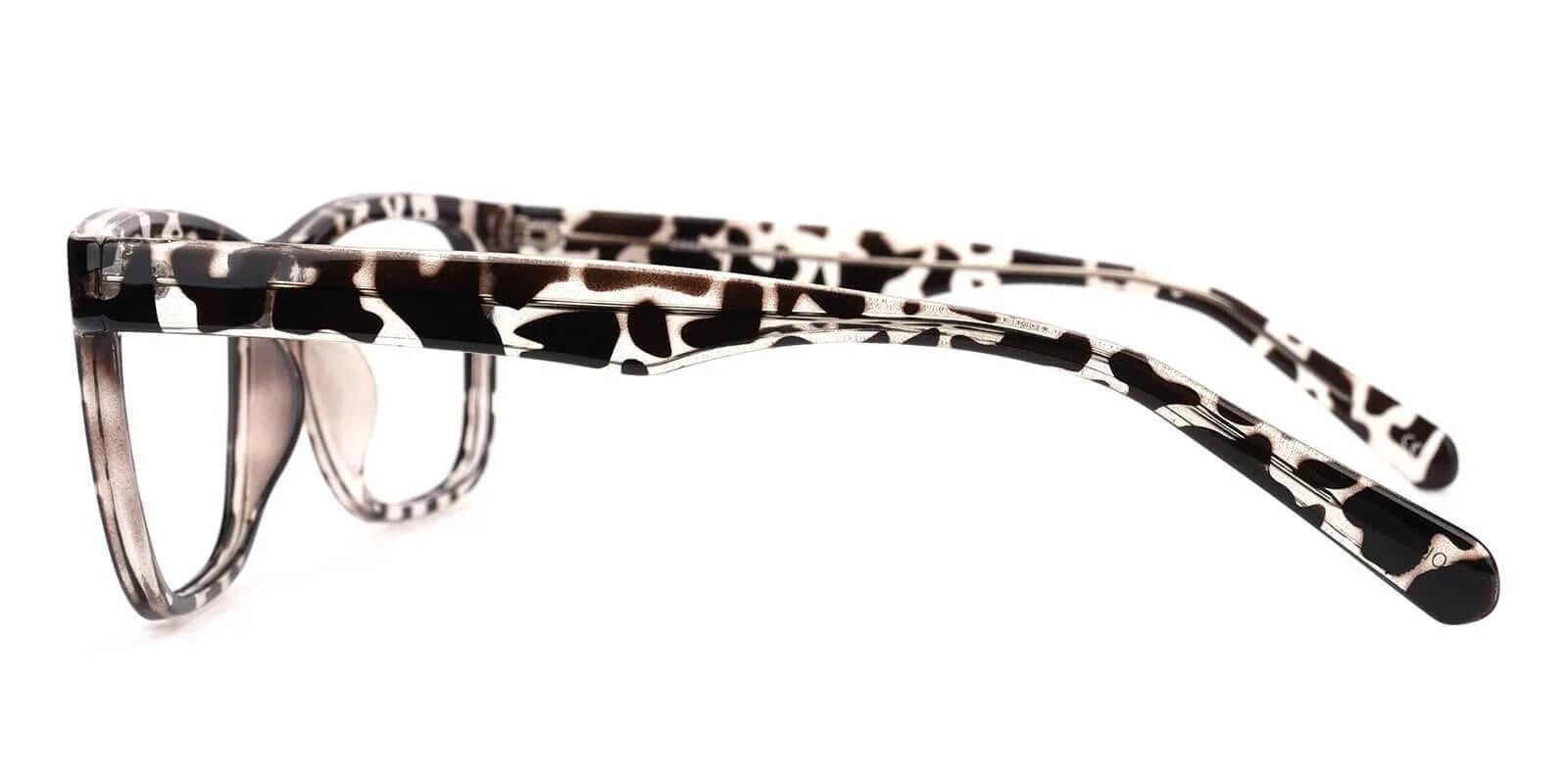 Laya Leopard Plastic Eyeglasses , UniversalBridgeFit Frames from ABBE Glasses