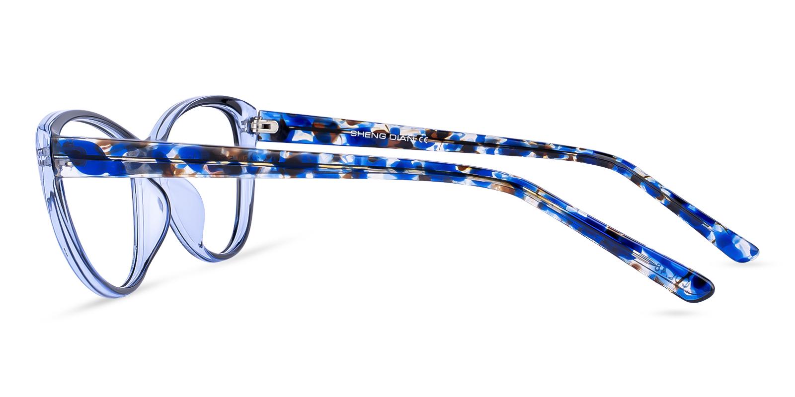 Memento Blue Acetate Eyeglasses , UniversalBridgeFit Frames from ABBE Glasses