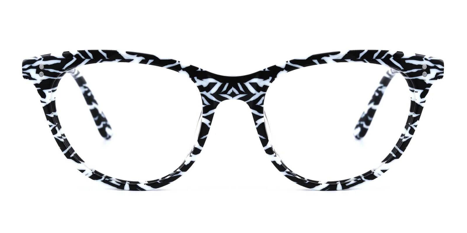 Akio Pattern Acetate Eyeglasses , UniversalBridgeFit Frames from ABBE Glasses
