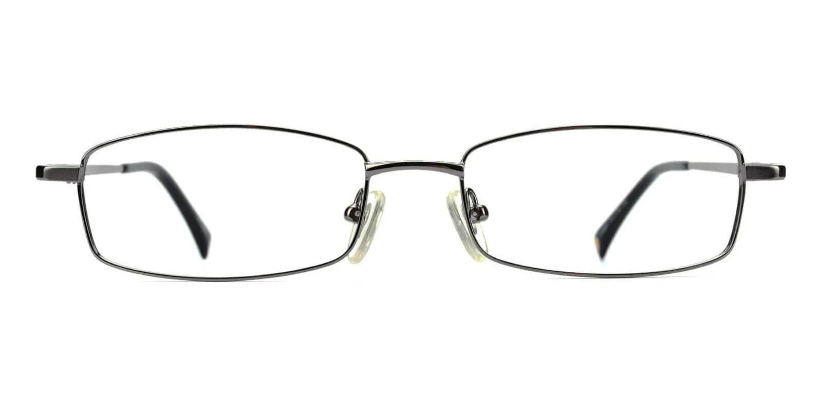 Curie Gun Metal Eyeglasses , NosePads Frames from ABBE Glasses