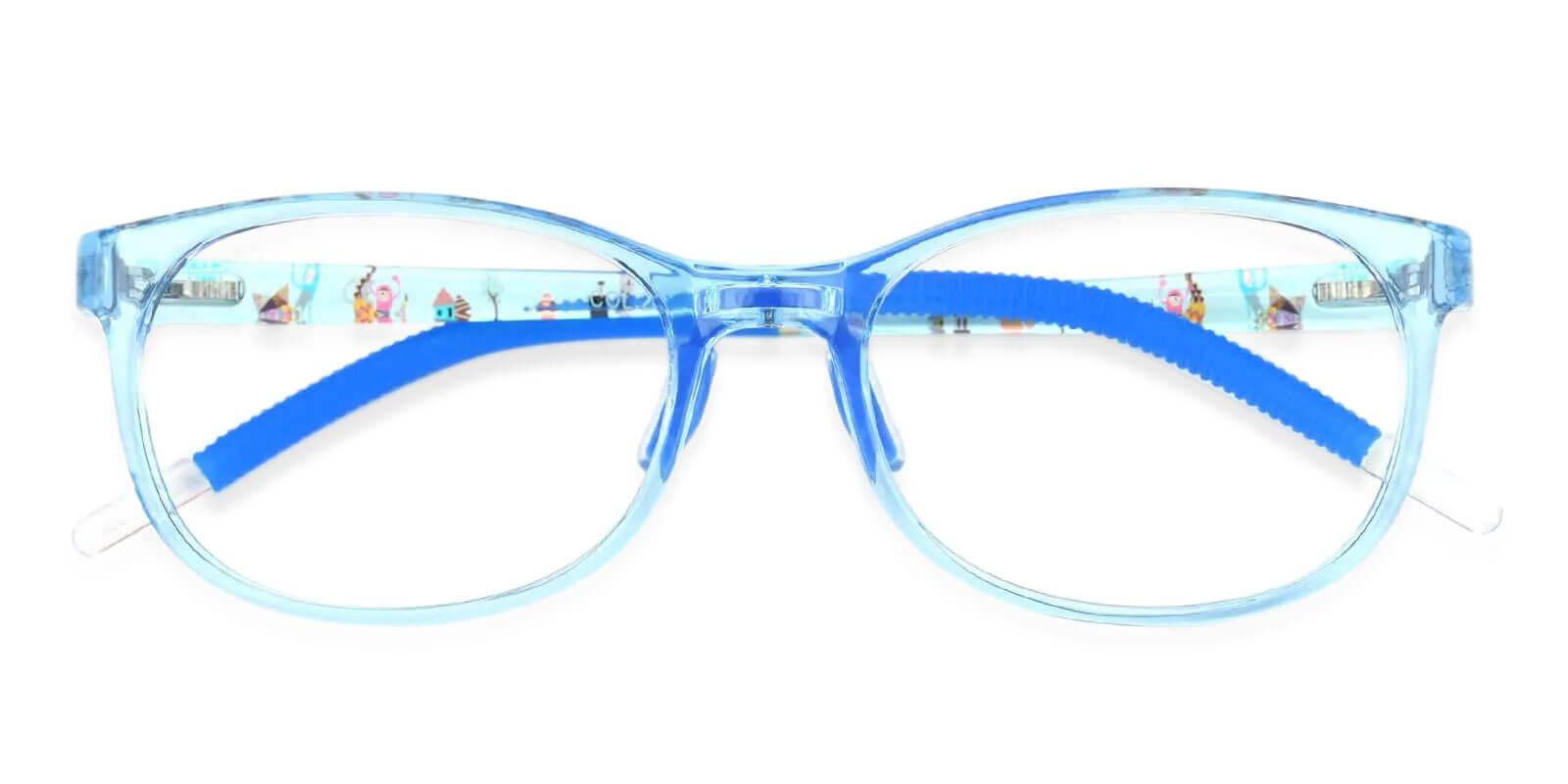 Munroe Blue TR Eyeglasses , Lightweight , NosePads Frames from ABBE Glasses